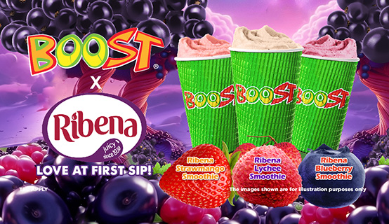 Boost Juice Raspberry Ripe Boost X Ribena, Love at First Sip! - Boost Juice